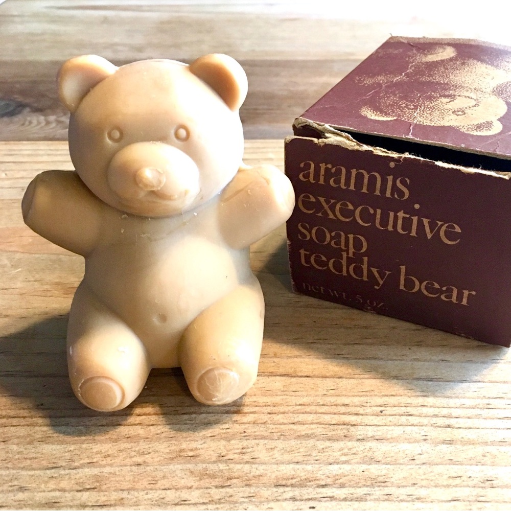 Vintage Aramis Executive Soap Teddy Bear with Original Box